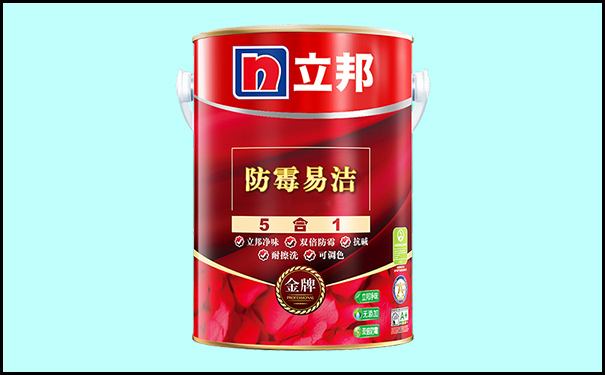 立邦防霉易潔五合一乳膠漆【產品說明和市場